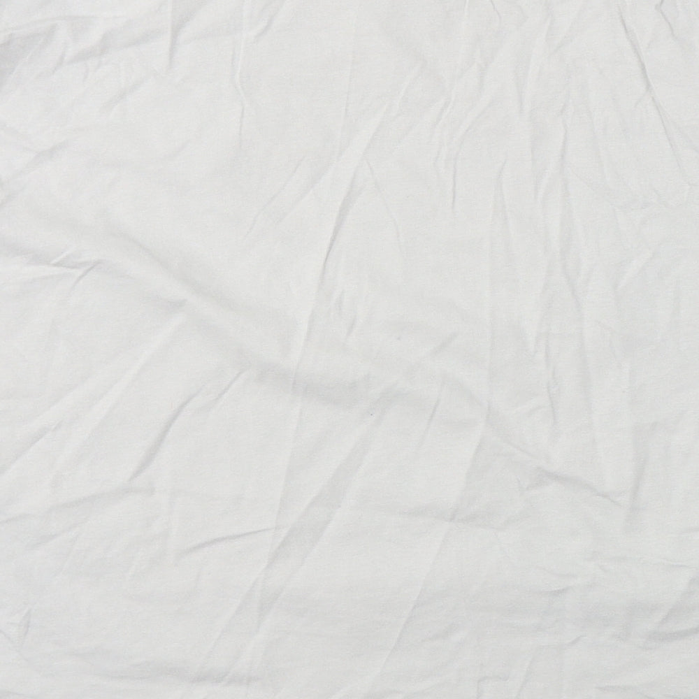 day dreams Womens Ivory Basic T-Shirt Size L