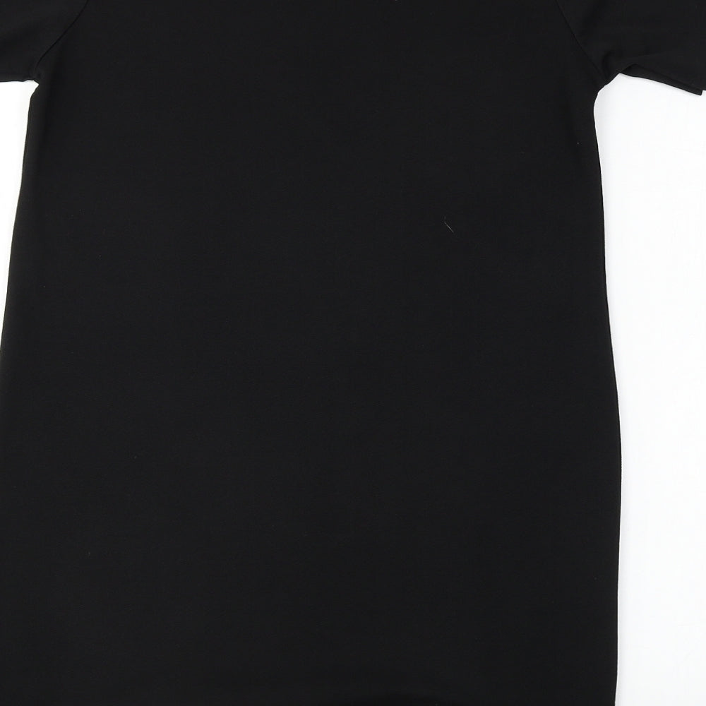 Boohoo Womens Black A-Line Size 12