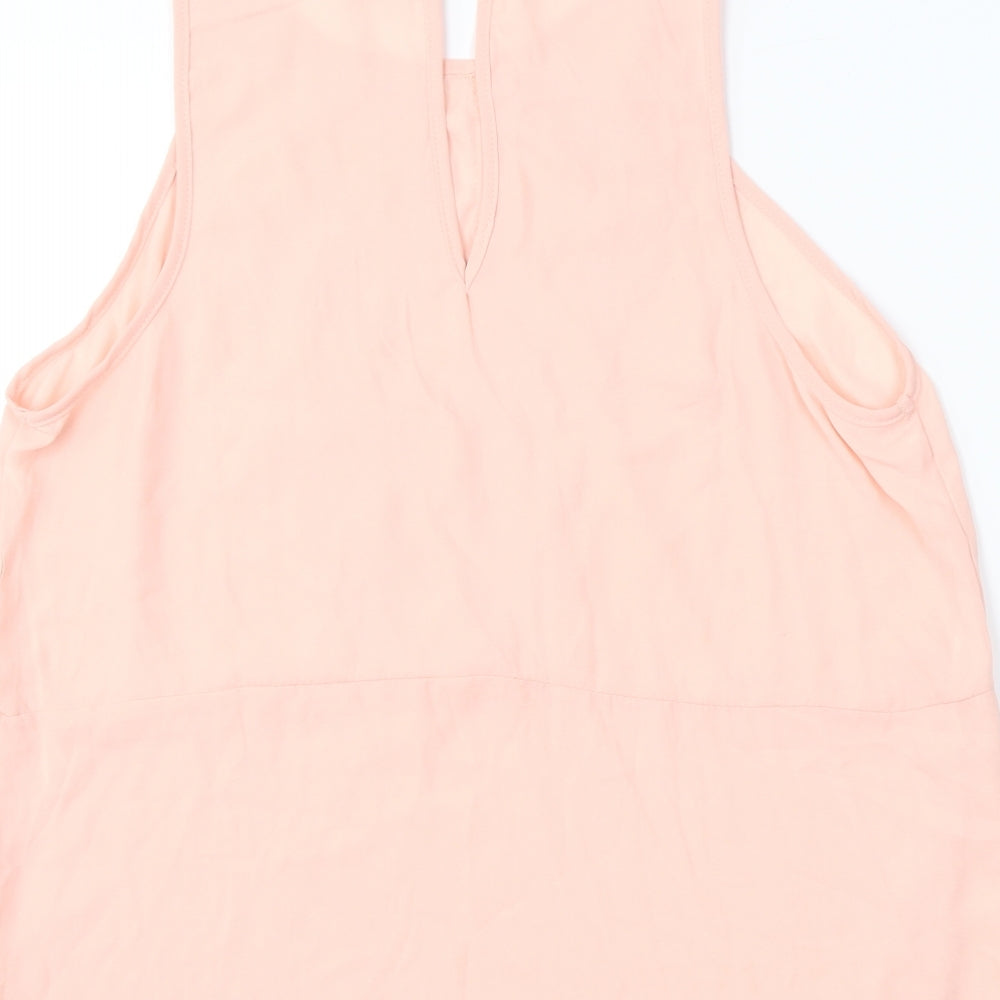 e-lady Womens Pink Basic Blouse Size XL