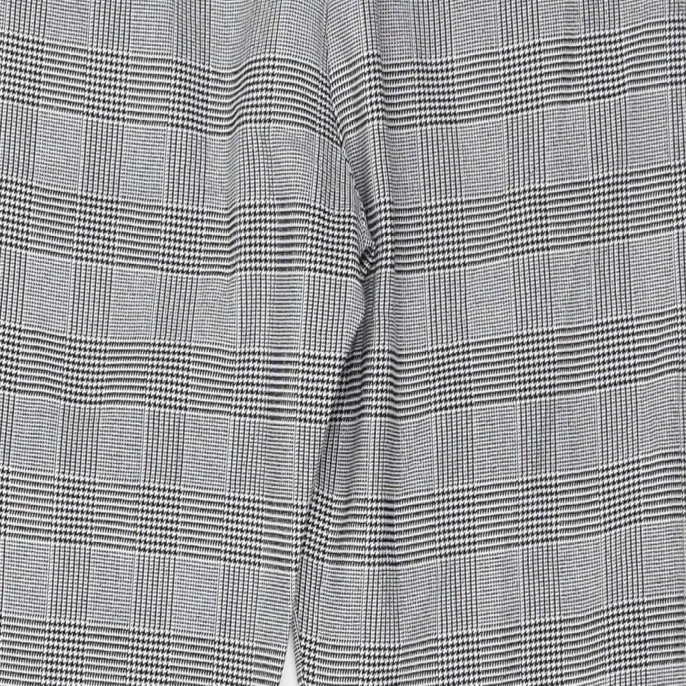 Cooperative Womens Grey Check Trousers Size S L23 in