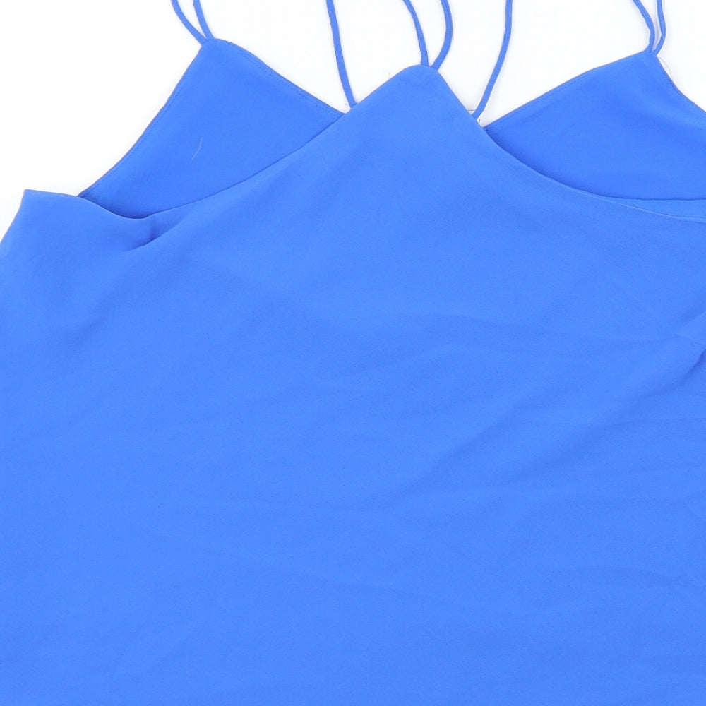 New Look Womens Blue T-Shirt Size 14