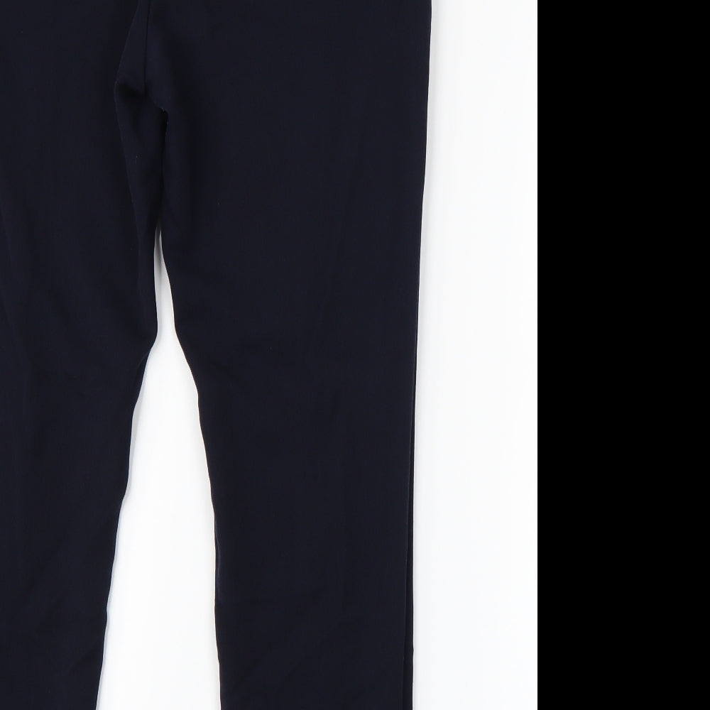 F&F Womens Blue Dress Pants Trousers Size 10 L24 in