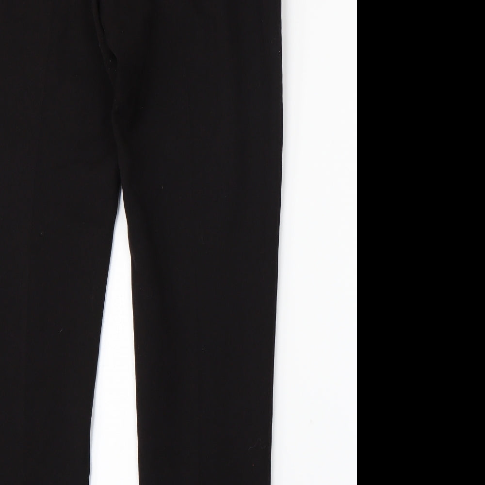 F&F Womens Black Dress Pants Trousers Size 10 L26 in