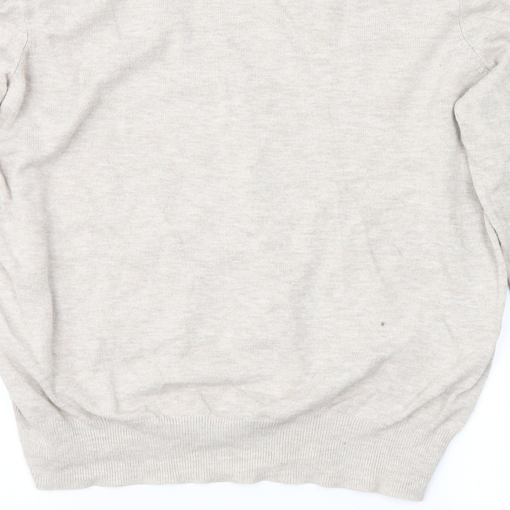 H&M Womens Beige Pullover Jumper Size M