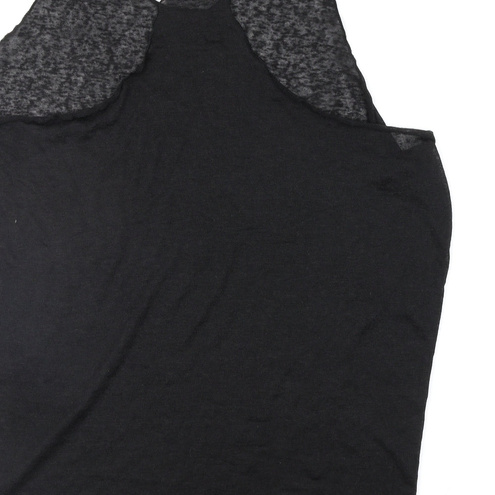 Shore Trendz Womens Black Vest Jumper One Size