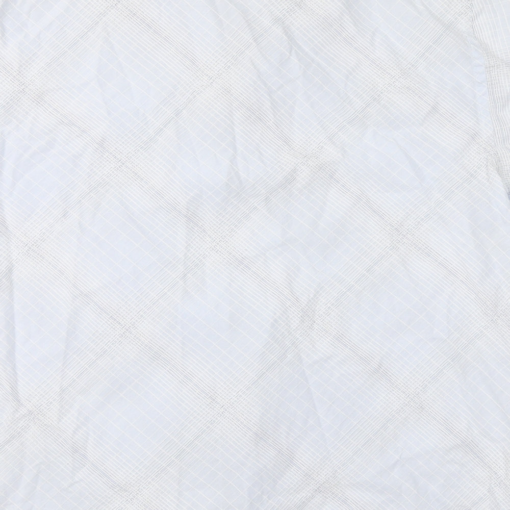 NEXT Mens Blue Geometric Button-Up Size M