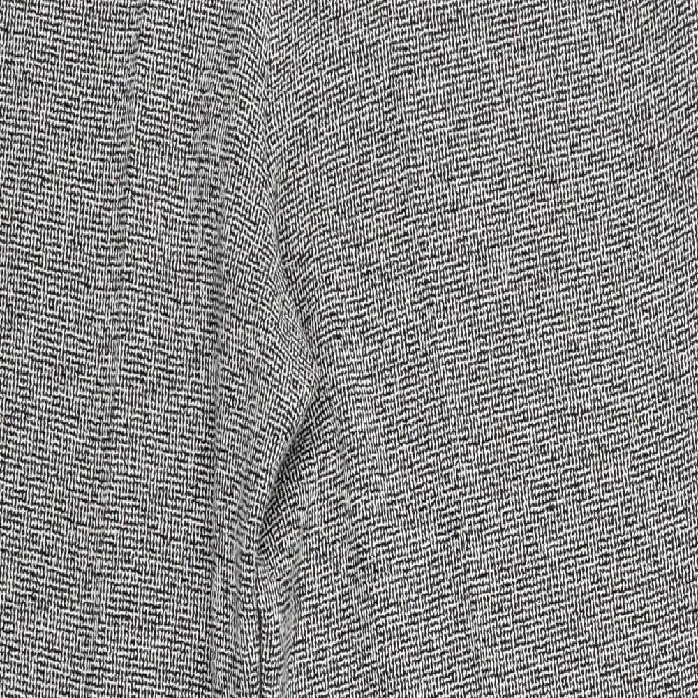 Marks and Spencer Womens Grey Trousers Size 12 L24 in