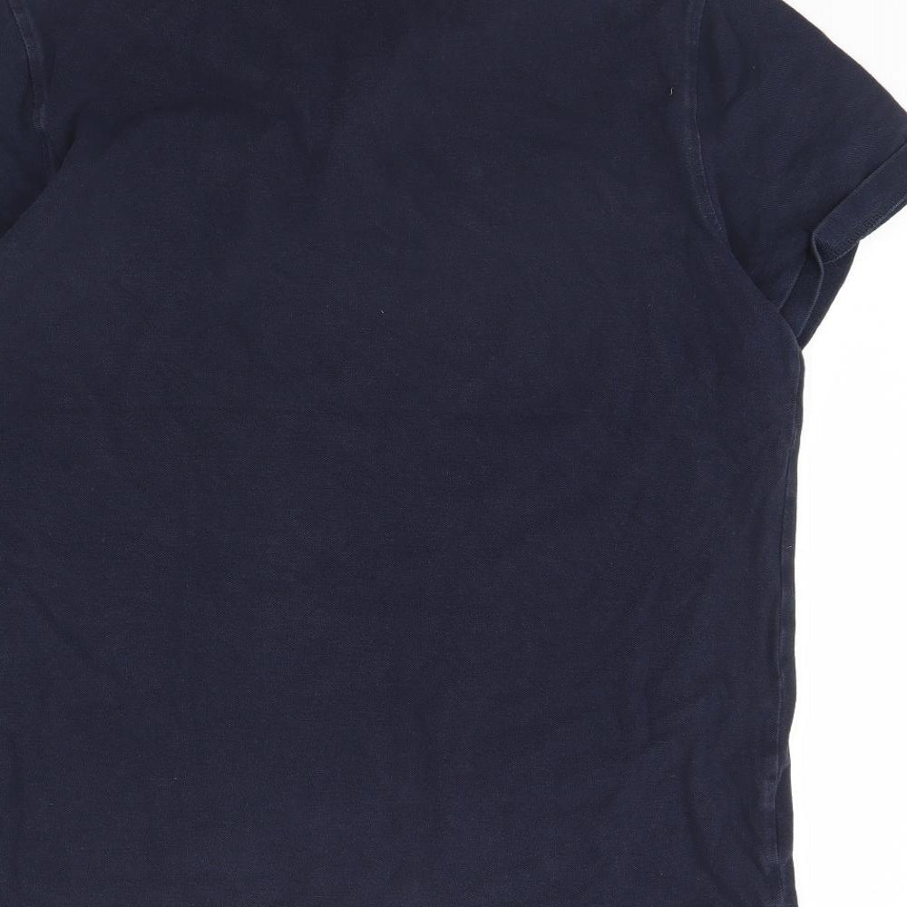 Easy Mens Blue Polo Size M