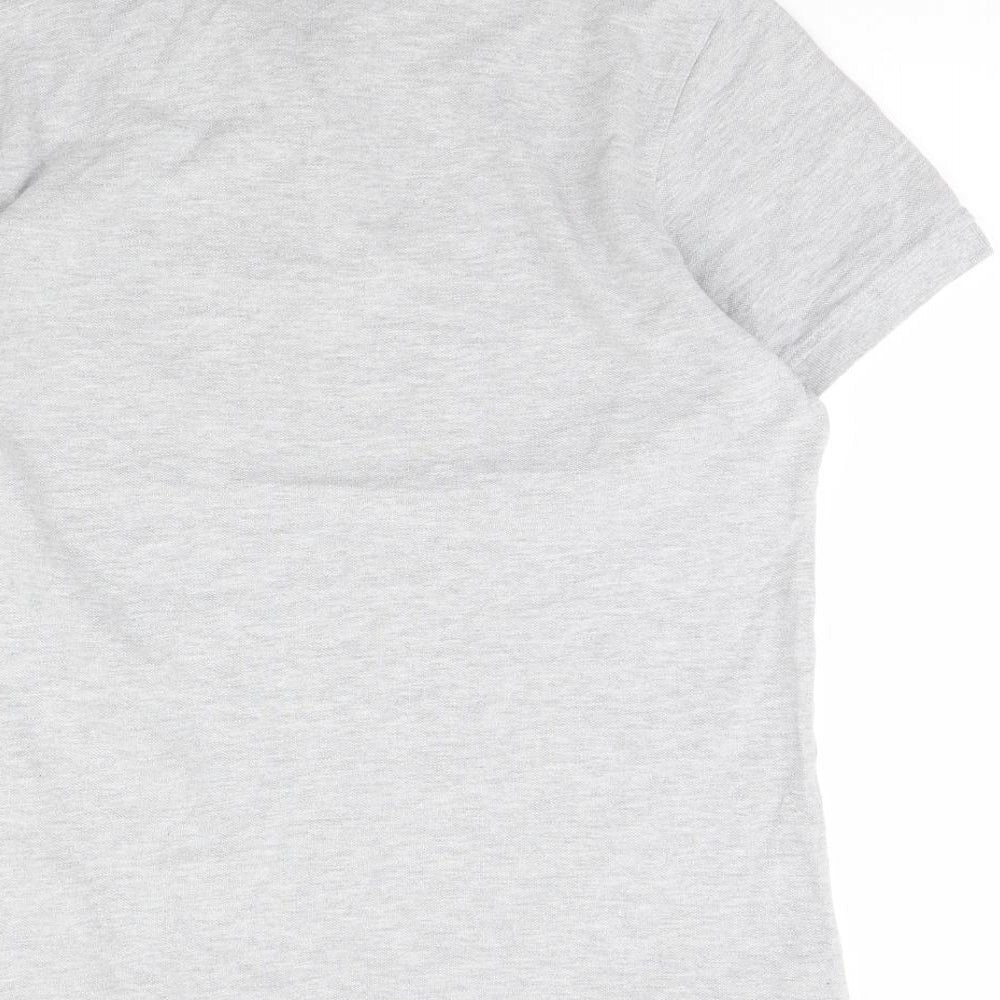 Acw85 Mens Grey Polo Size M