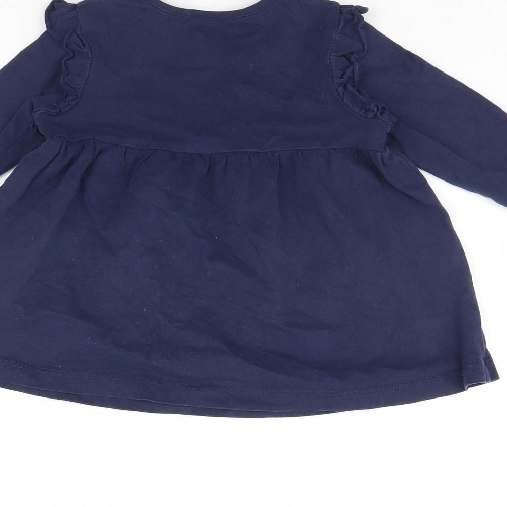 George Girls Blue Fit & Flare Size 18 Months