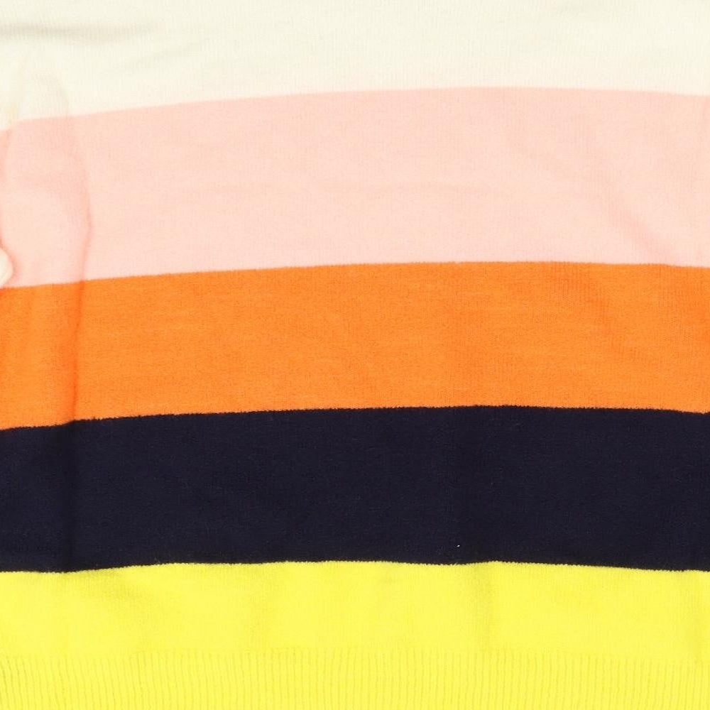 Oasis Womens Multicoloured Knit Pullover Jumper Size M
