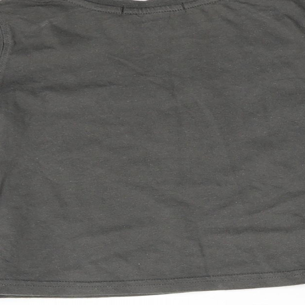 Charlie & Me Boys Grey Basic T-Shirt Size 2 Years