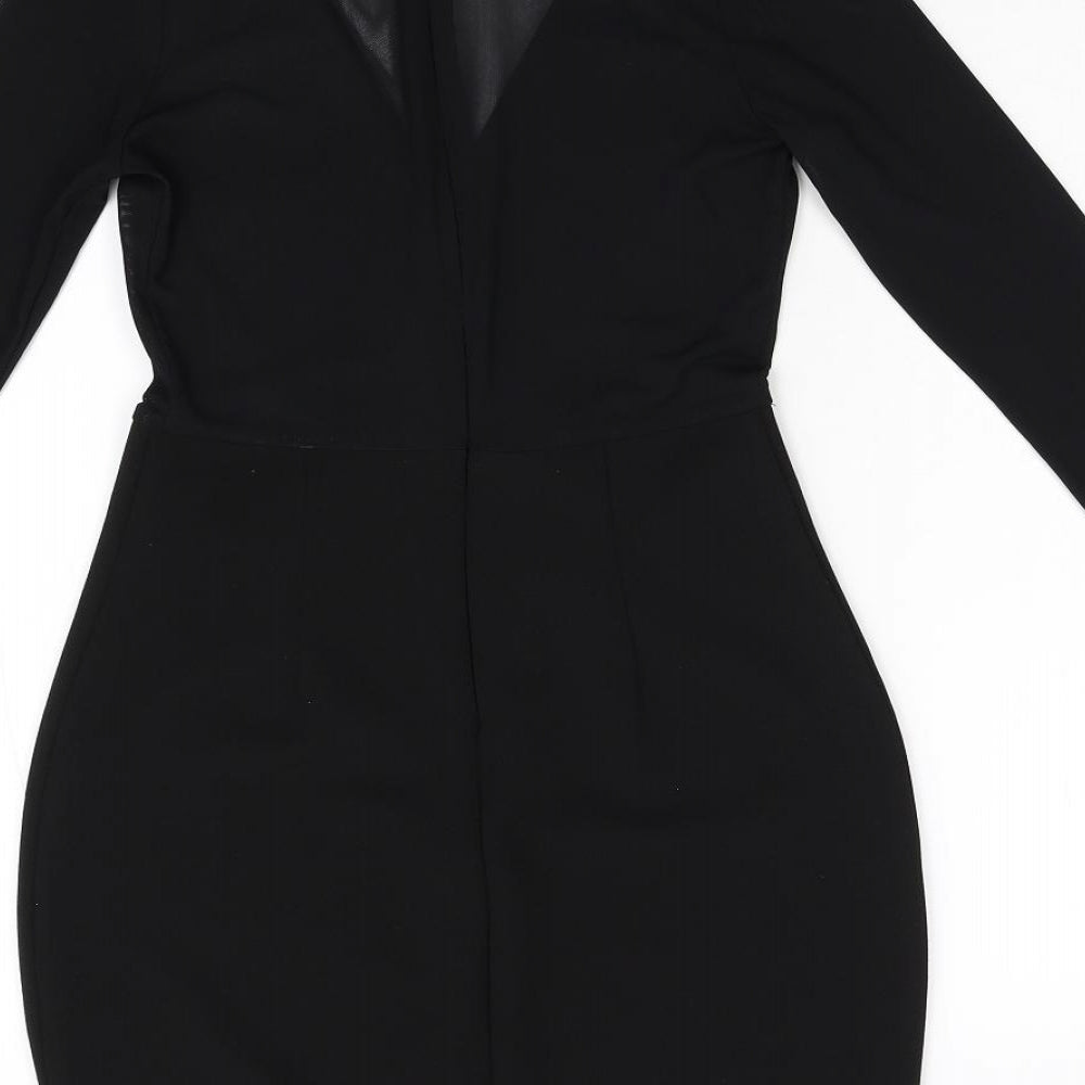 Who I Am Womens Black Bodycon Size 8