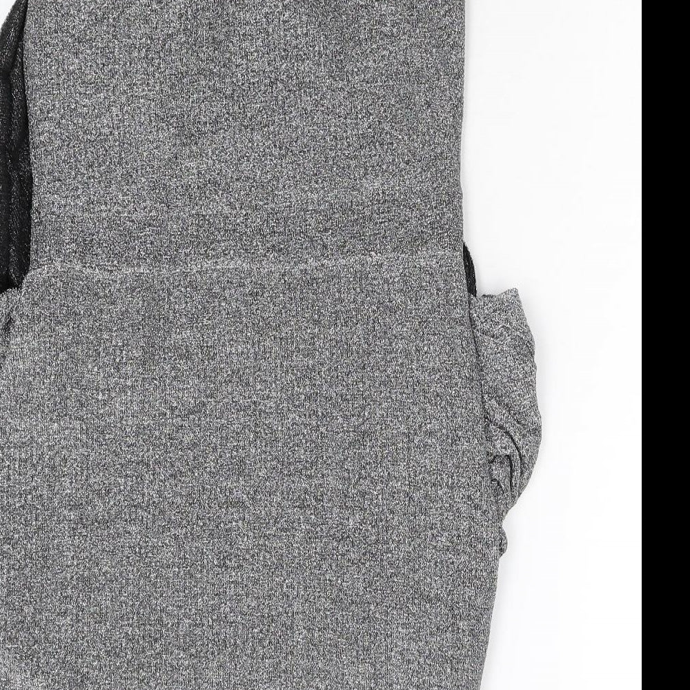 Femme Luxe Womens Silver Mini Size S