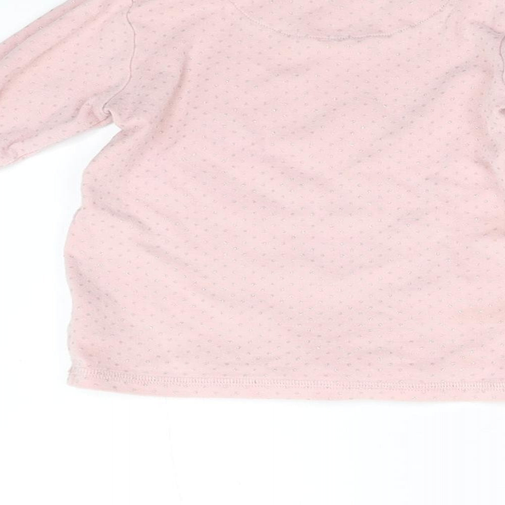NEXT Girls Pink Basic T-Shirt Size 2-3 Years