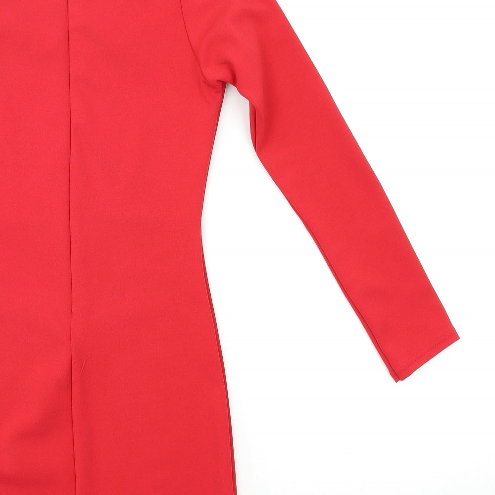 Missguided Womens Red Bodycon Size S