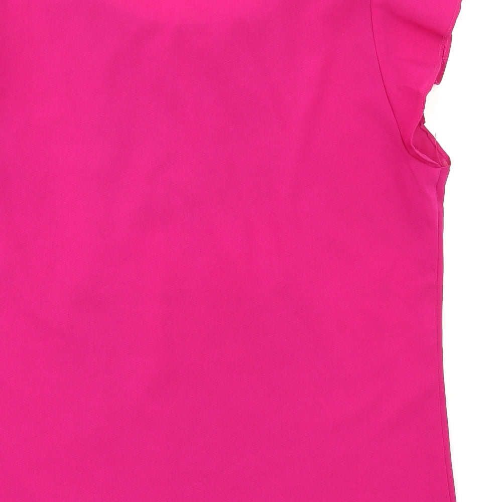 Absolutely & faith Womens Pink Basic Blouse Size XL