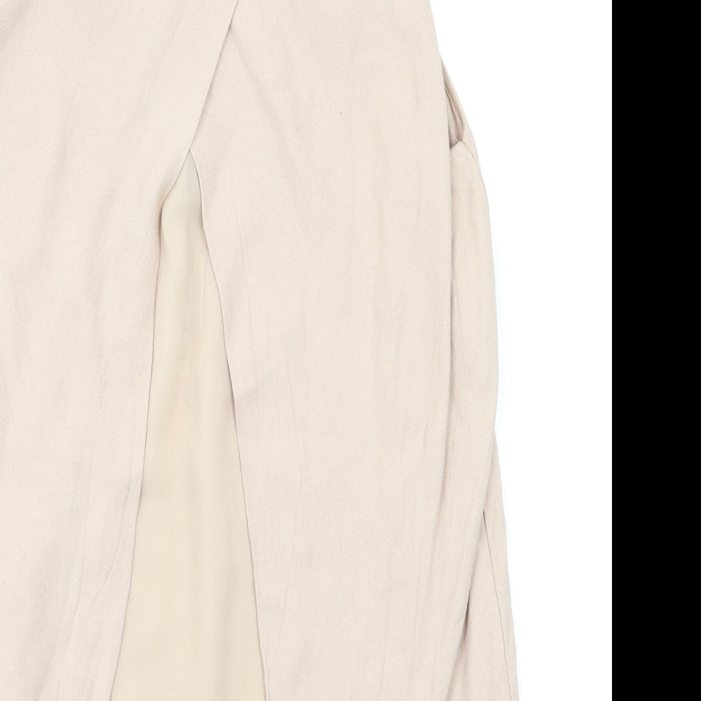 River Island Womens Beige Basic T-Shirt Size 12