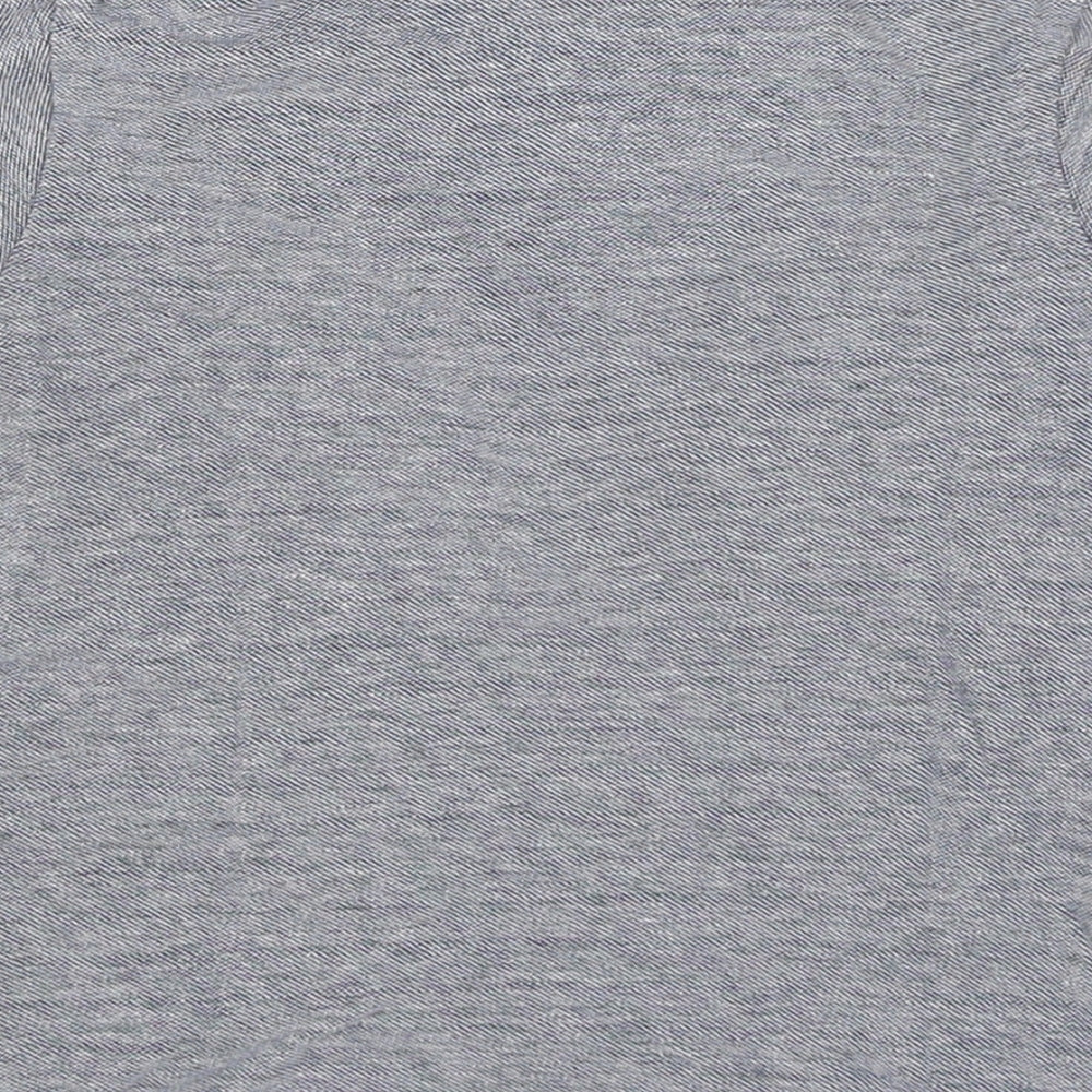 Matalan Boys Grey Striped Pullover T-Shirt Size 3-4 Years