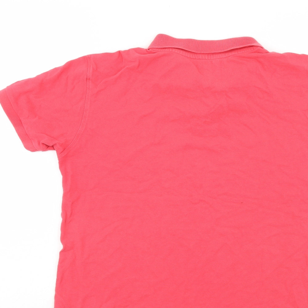 Pique Polo Mens Red Polo Size S