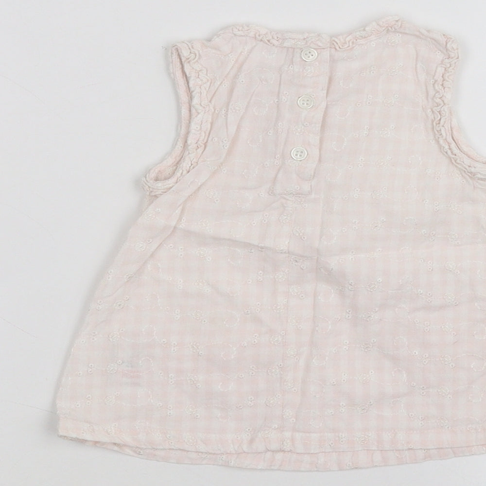 TU Baby Pink Basic T-Shirt Size 9-12 Months