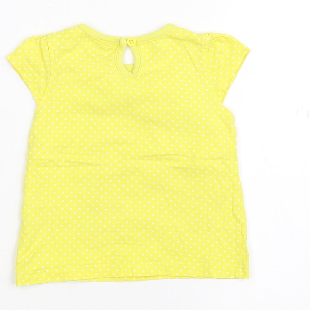 TU Baby Yellow Basic T-Shirt Size 9-12 Months