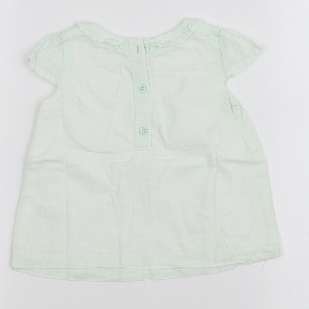 TU Baby Green Basic T-Shirt Size 6-9 Months