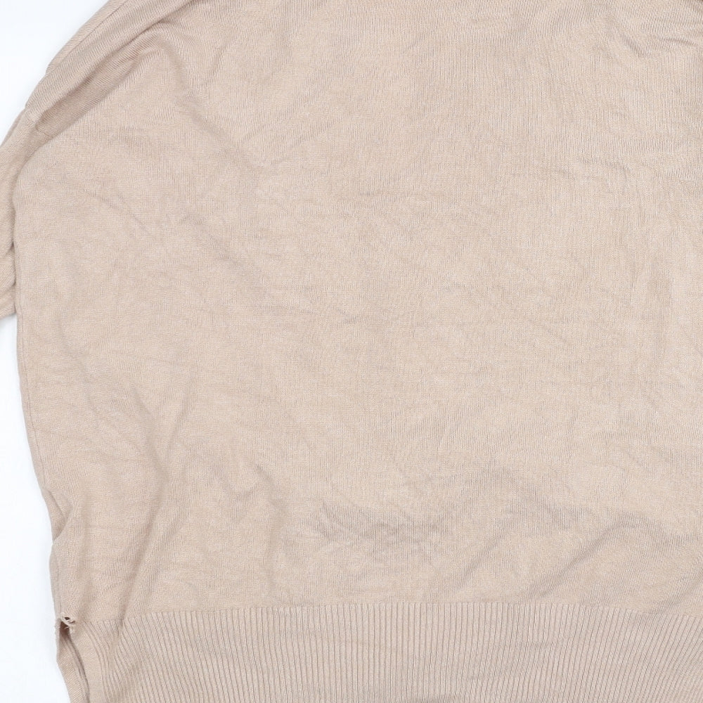 Atmosphere Womens Beige Cardigan Jumper Size 4