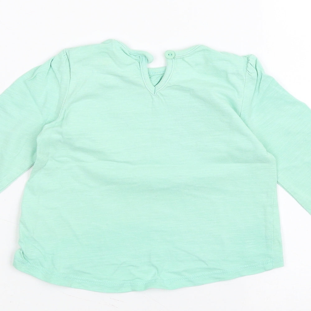 M&Co Baby Green Basic T-Shirt Size 6-9 Months