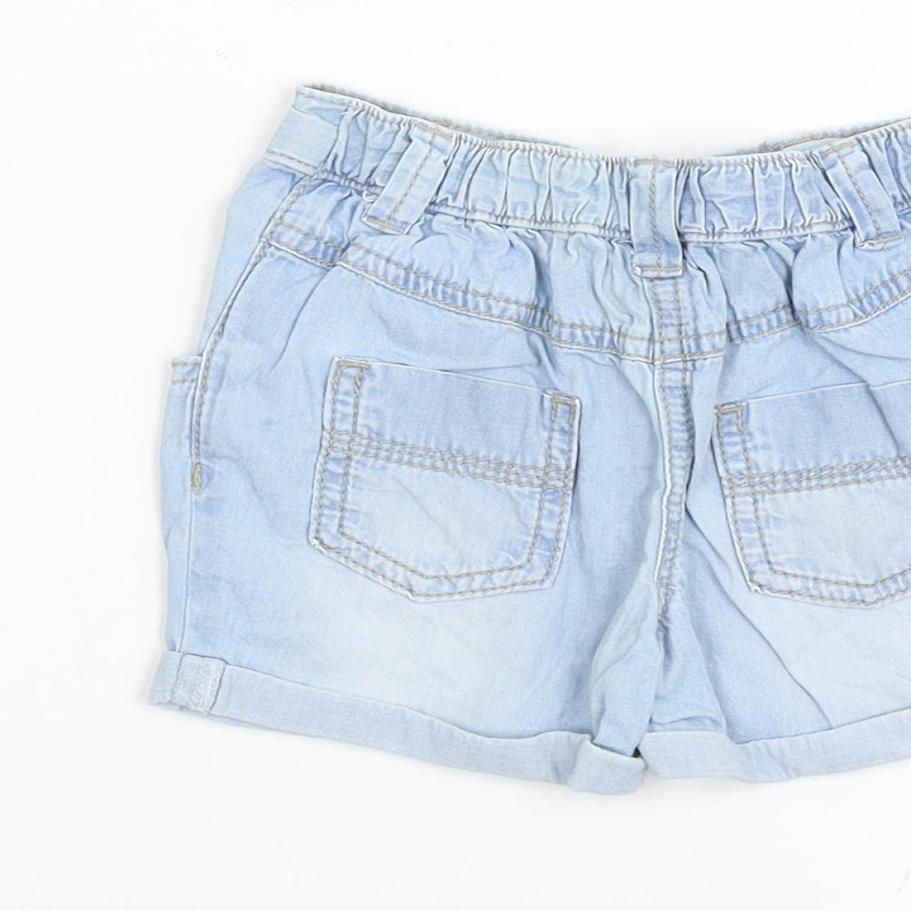 F&F Baby Blue Cropped Jeans Size 6-9 Months