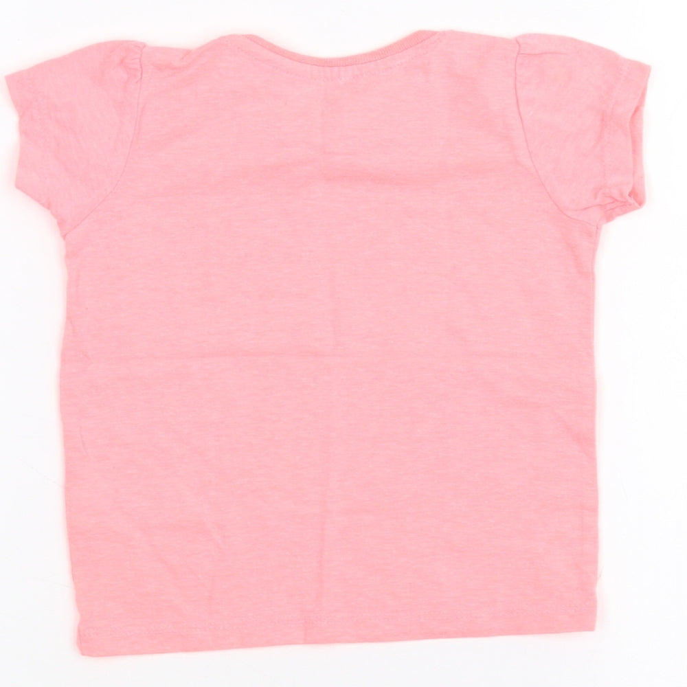Young Dimension Baby Pink Basic T-Shirt Size 18-24 Months
