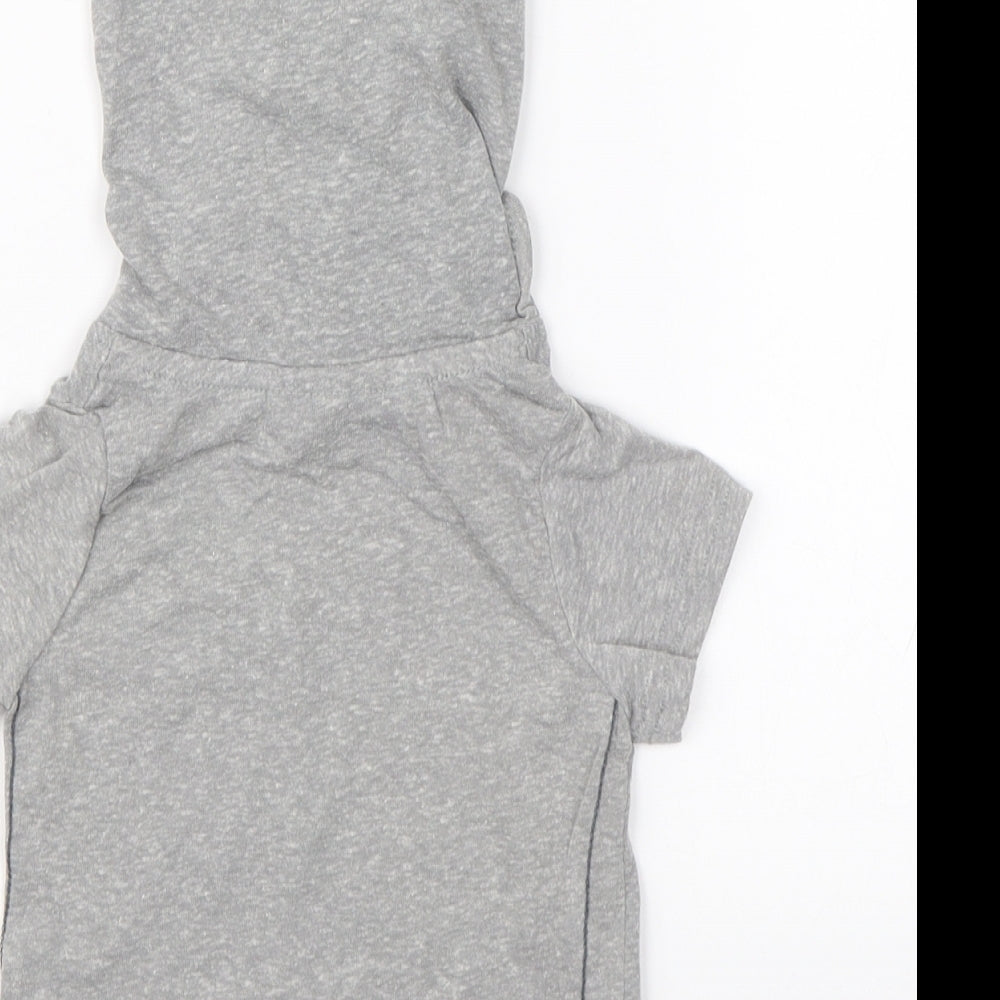 NEXT Girls Grey Basic T-Shirt Size 12-18 Months