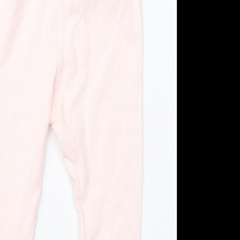 H&M Girls Pink Pyjama Pants Size 3-6 Months