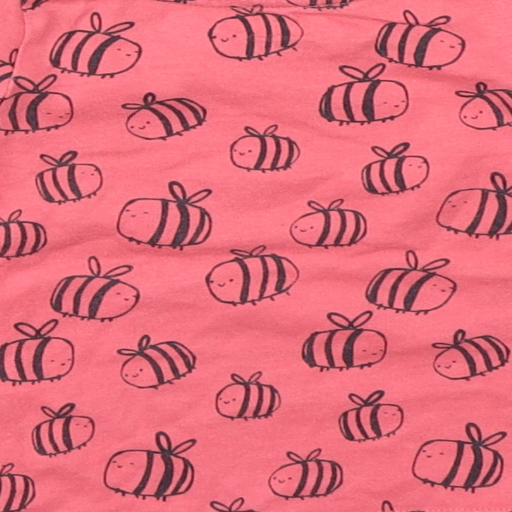 F&F Girls Pink Basic T-Shirt Size 0-3 Months