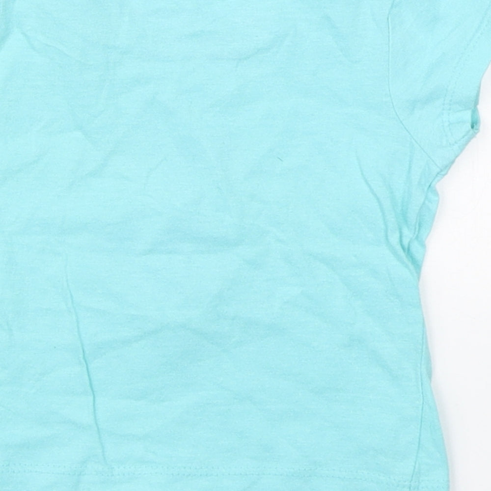 Primark Girls Blue Basic T-Shirt Size 6-9 Months