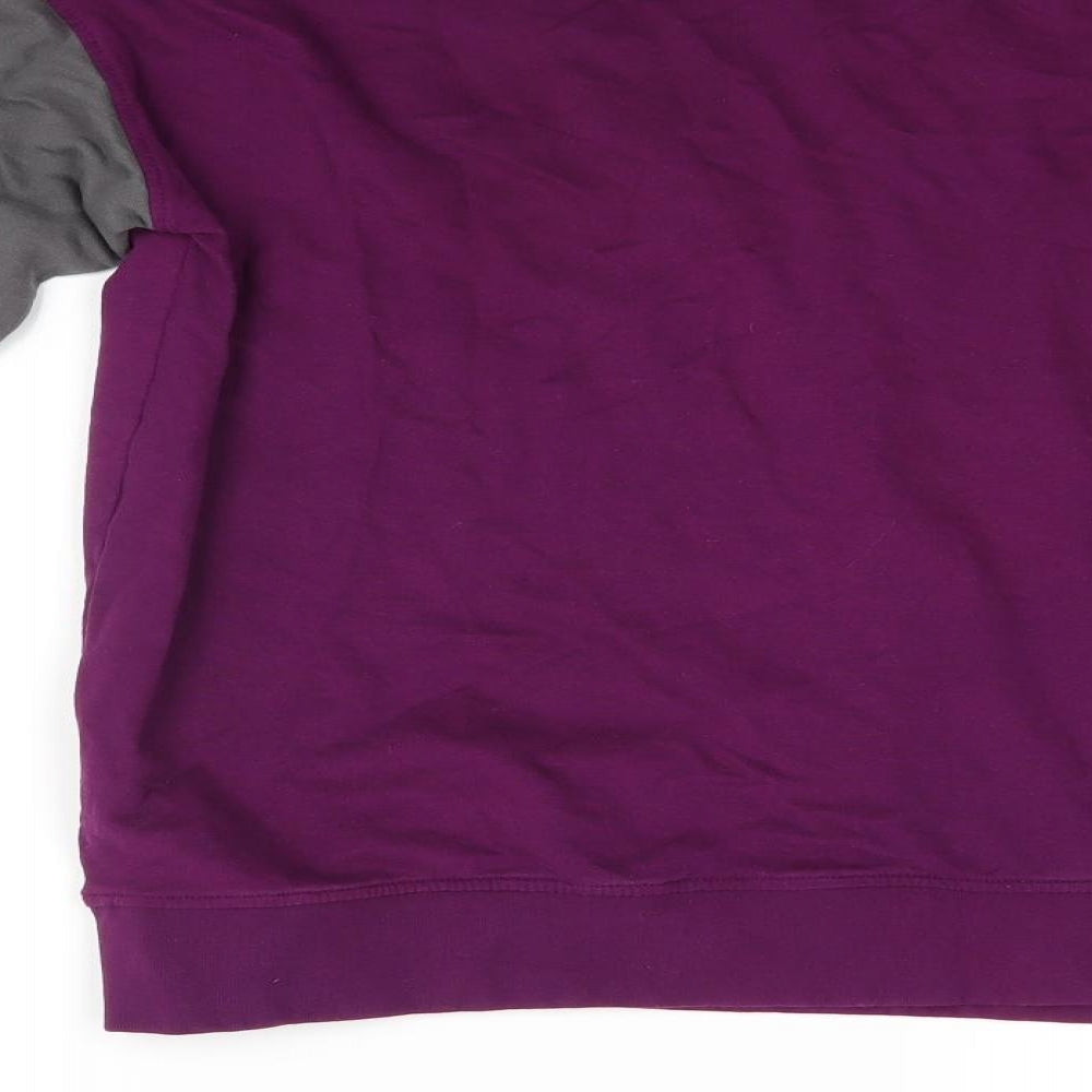 Blac Womens Purple Pullover Jumper Size XL