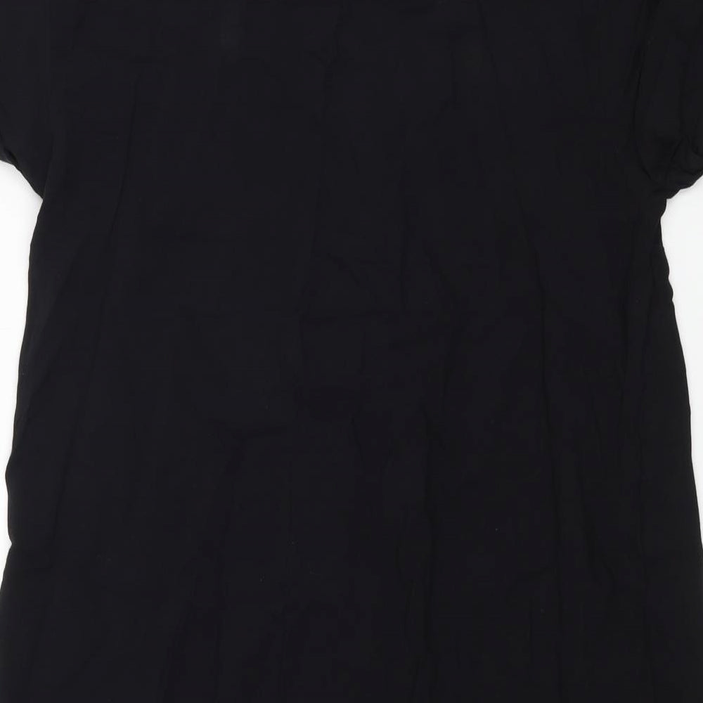 H&M Womens Black A-Line Size 8