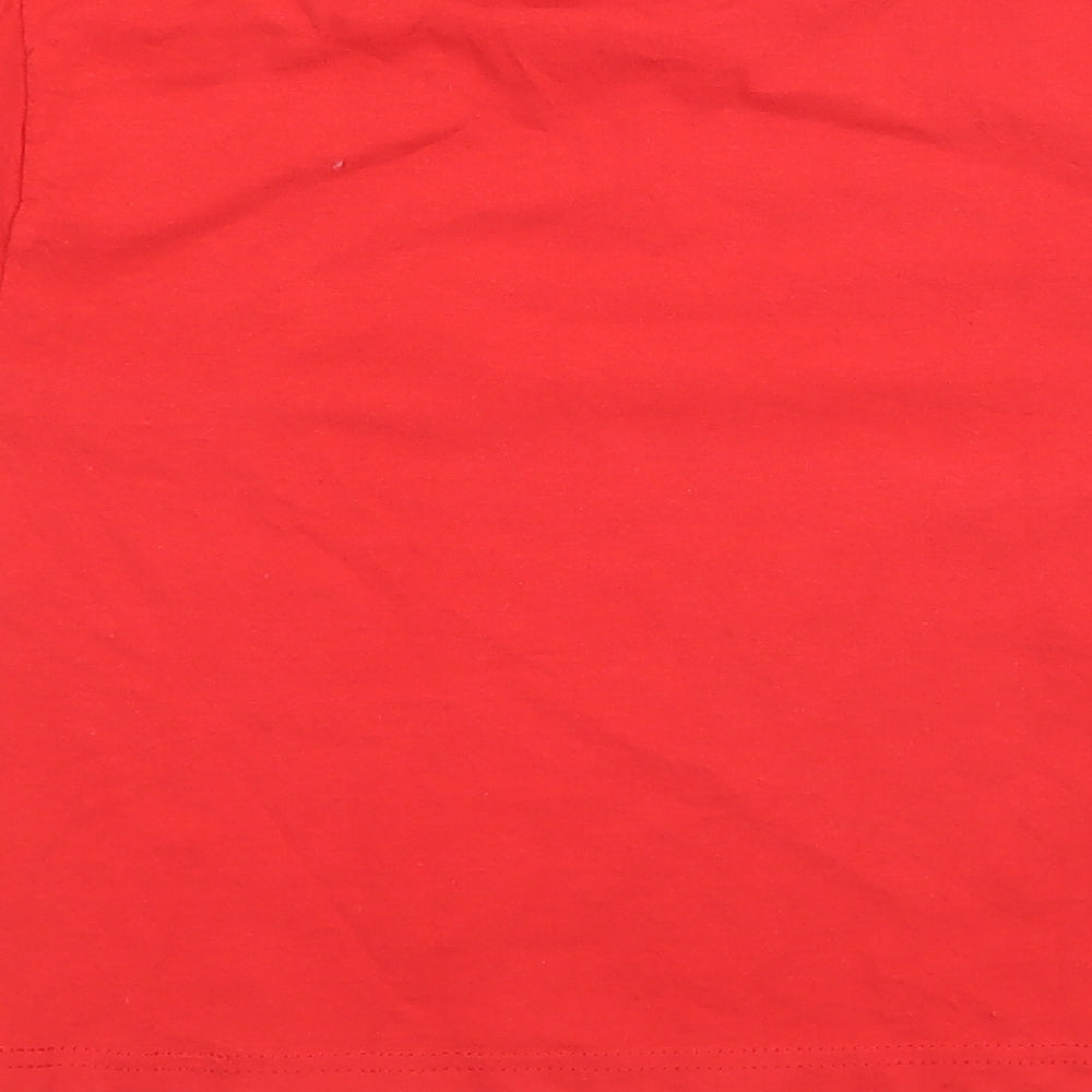 Fruit of the Loom Boys Red Basic T-Shirt Size 3-4 Years