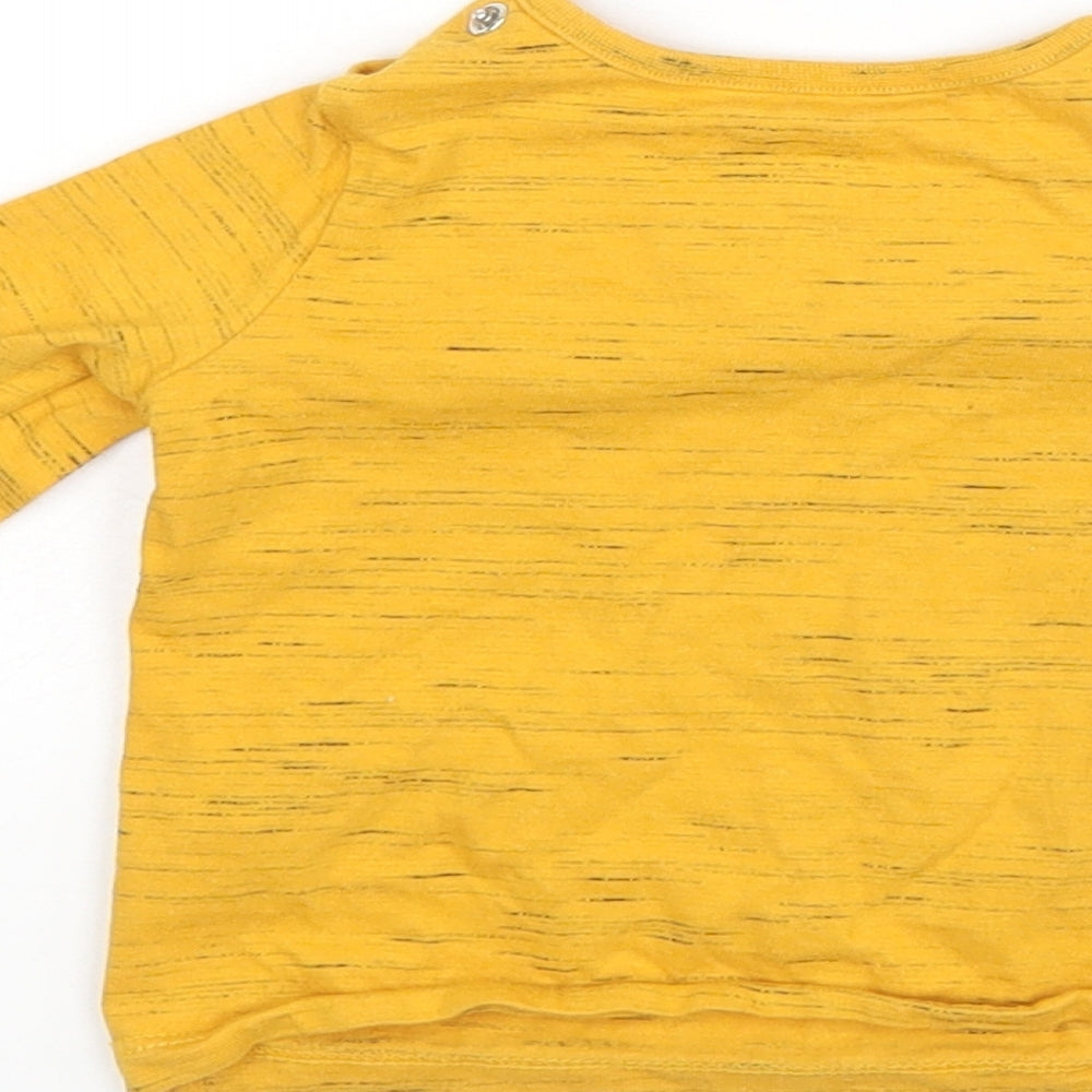 F&F Baby Yellow Basic T-Shirt Size 3-6 Months