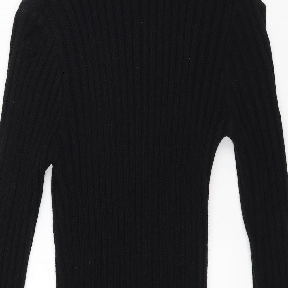 In the Style Womens Black Pullover Jumper Size M