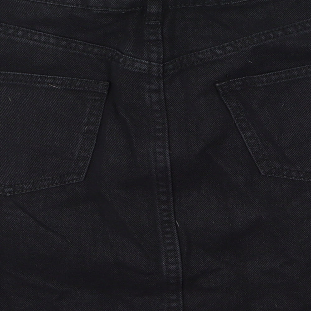 misguided Womens Black Denim Straight & Pencil Set Size 10