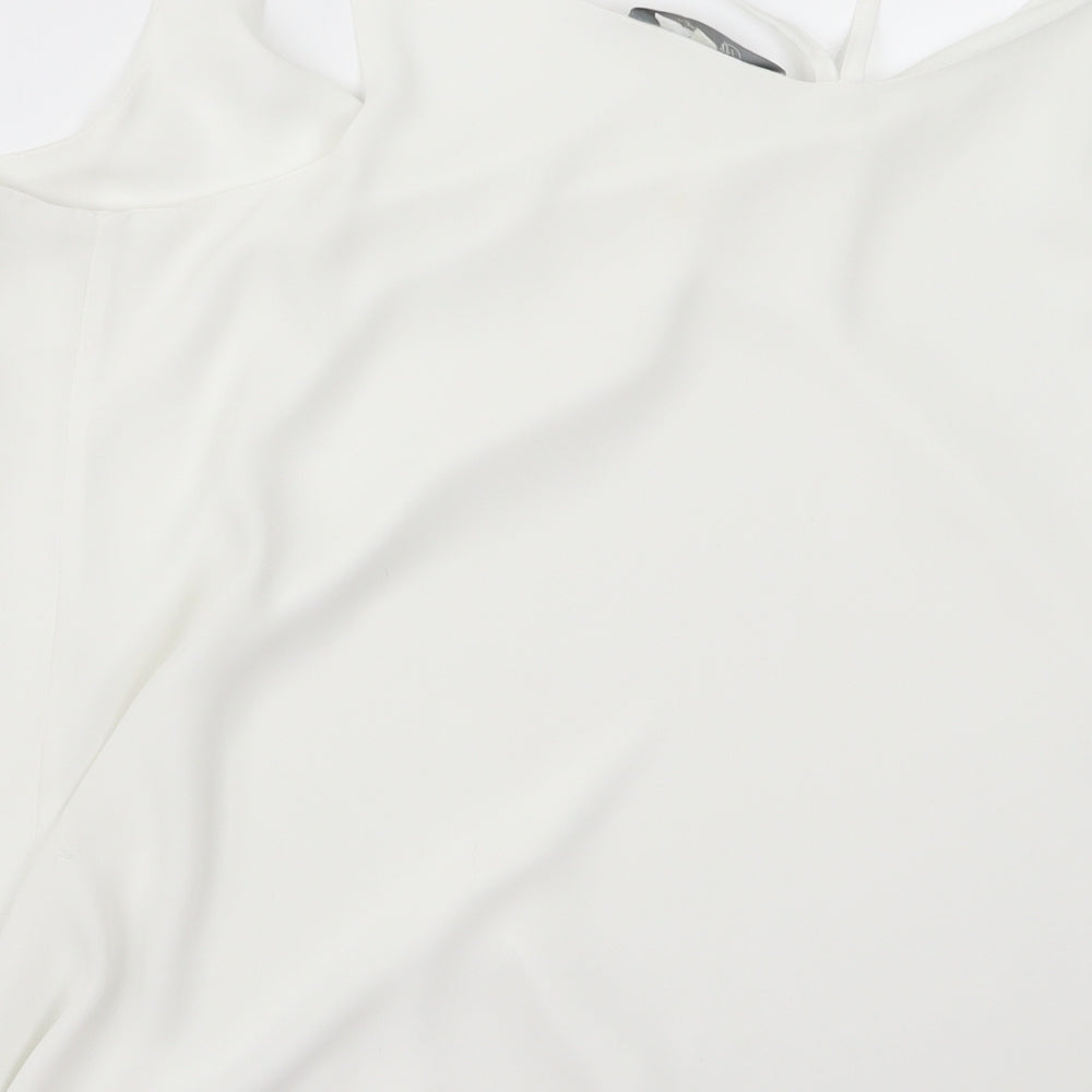 Peacocks Womens White Basic Button-Up Size 18