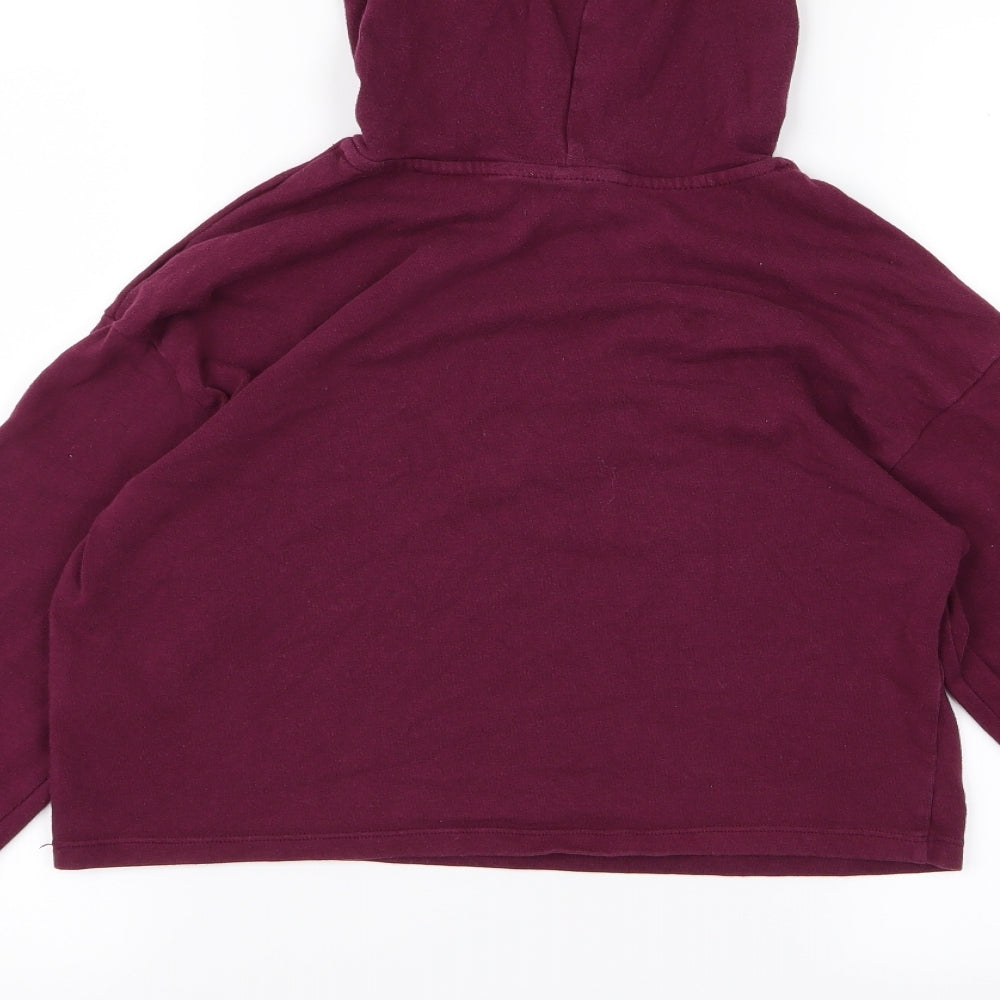 Divided Womens Red Pullover Jumper Size S
