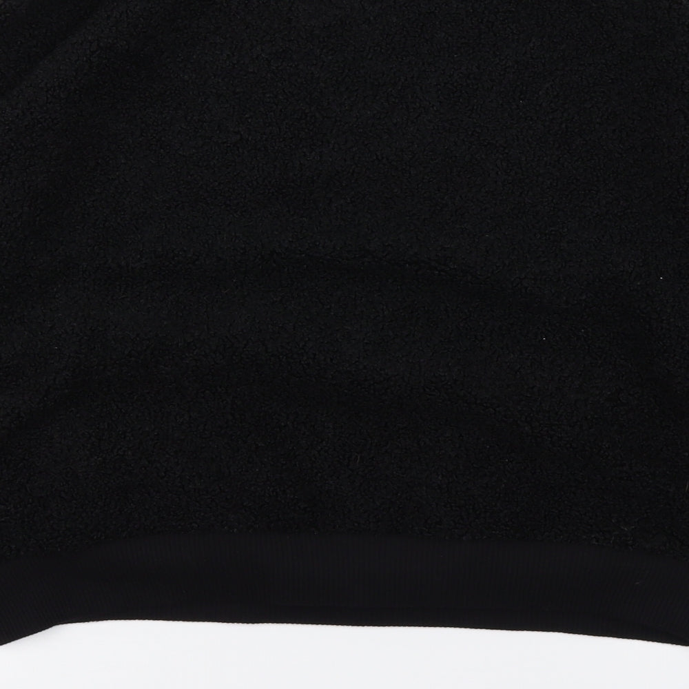 Mng Womens Black Henley Jumper Size S