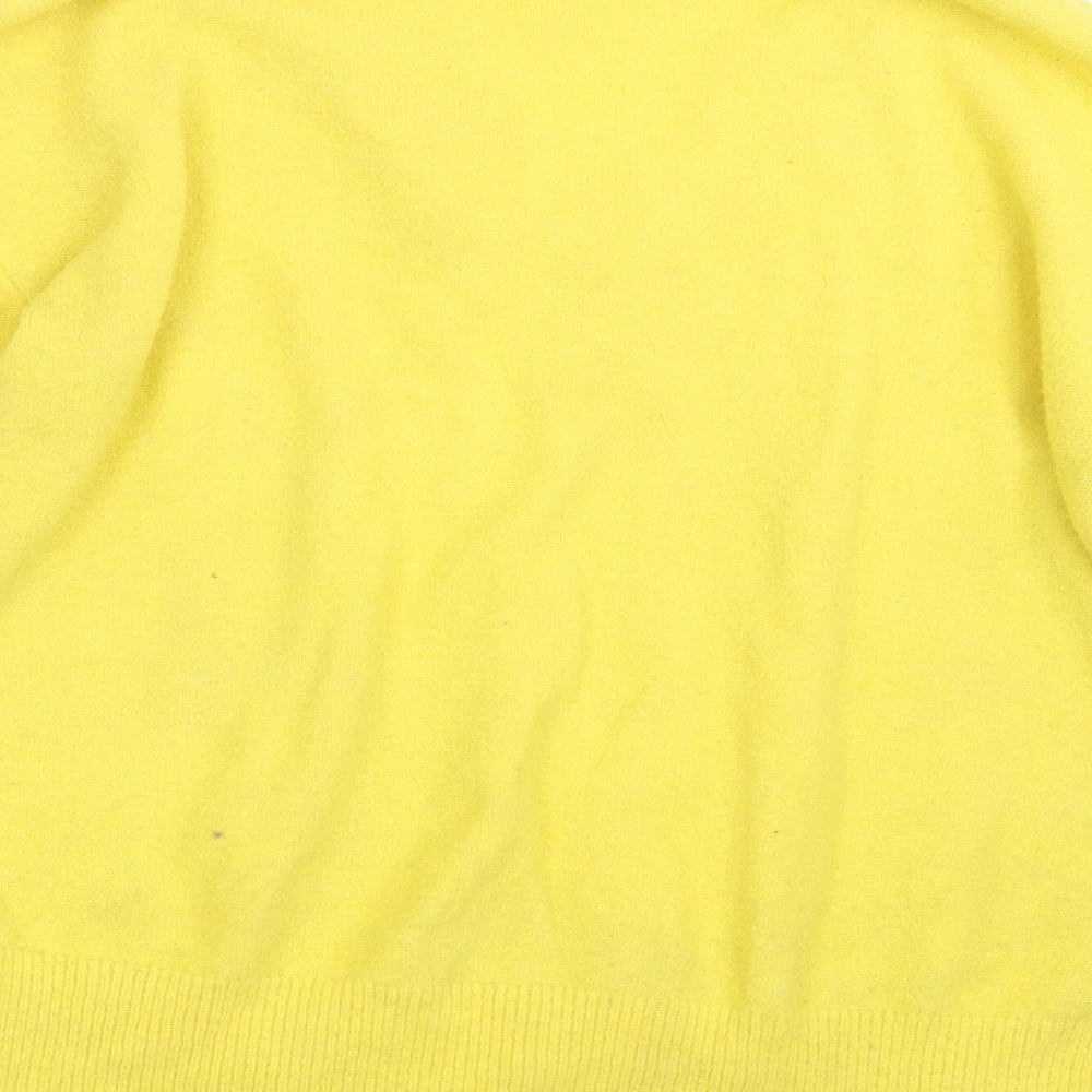 Primark Womens Yellow Knit Pullover Jumper Size 10