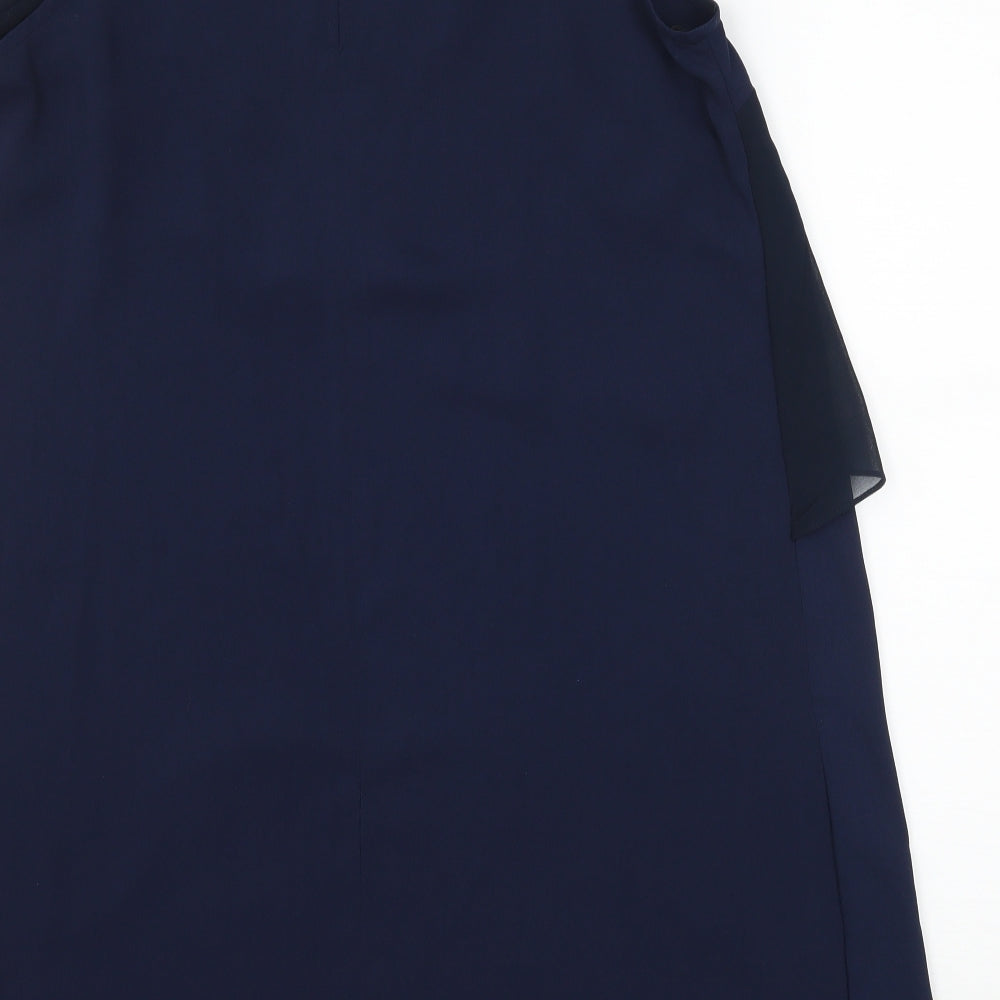 Blue Chameleon Womens Blue Slip Dress Size 12