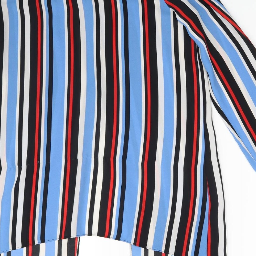 Atmosphere Womens Multicoloured Striped Basic Blouse Size 6