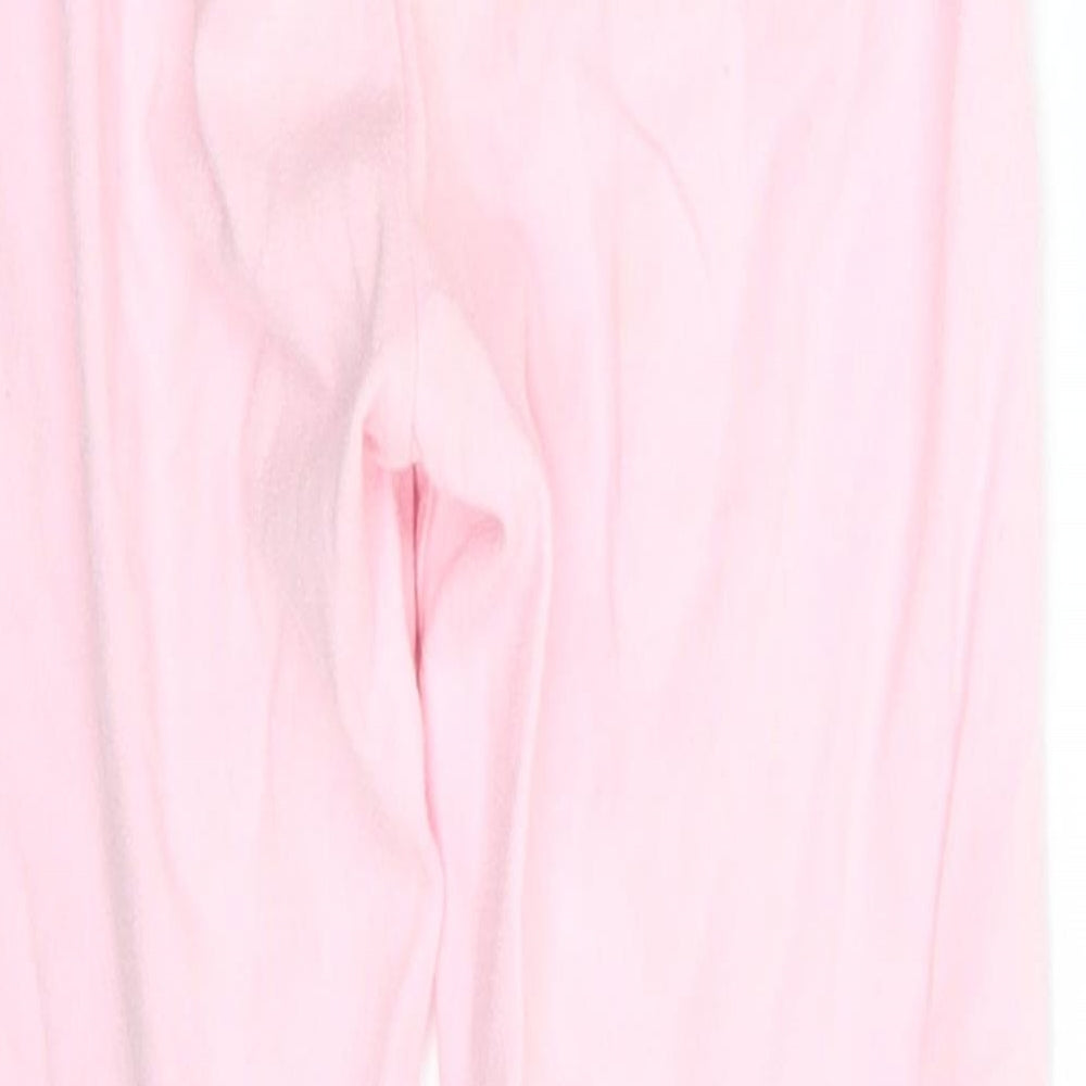 Mothercare Girls Pink Jogger Trousers Size 5-6 Years - Waist 14in