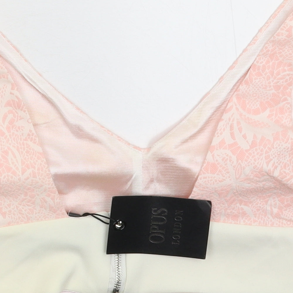 OPUS Womens Pink Cropped Tank Size 14