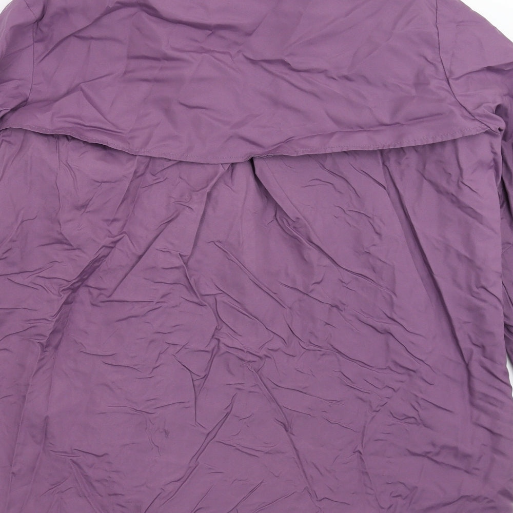 Movitex Womens Purple Jacket Coat Size 16